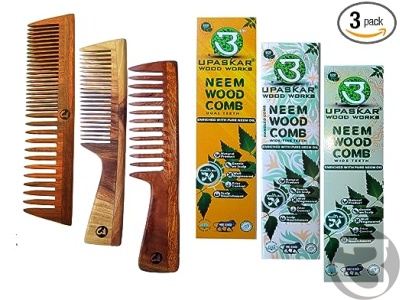 (combo Of 3 Dual,wide & Fine Teeth Combs)1