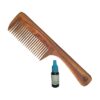 neem wood comb, neem oil comb, neem oil concentrate, wooden comb for scalp care, anti-frizz comb, natural hair comb