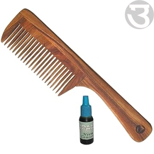 neem wood comb, neem oil comb, neem oil concentrate, wooden comb for scalp care, anti-frizz comb, natural hair comb