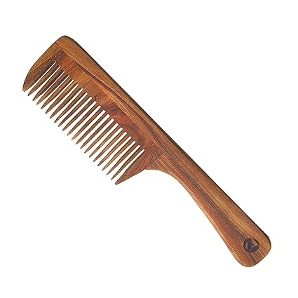 Premium Neem Wood Comb with Free Neem Oil Concentrate - Image 4