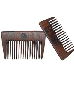 Alternative view of Premium Beard and Moustache Comb Set – Oil Enriched Grooming