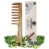 ultra wide neem wood comb, eco-friendly, wide teeth comb