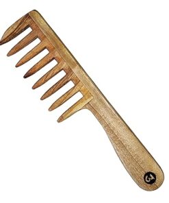 Alternative view of Ultimate Ultra Wide Neem Wood Comb for Thick Hair